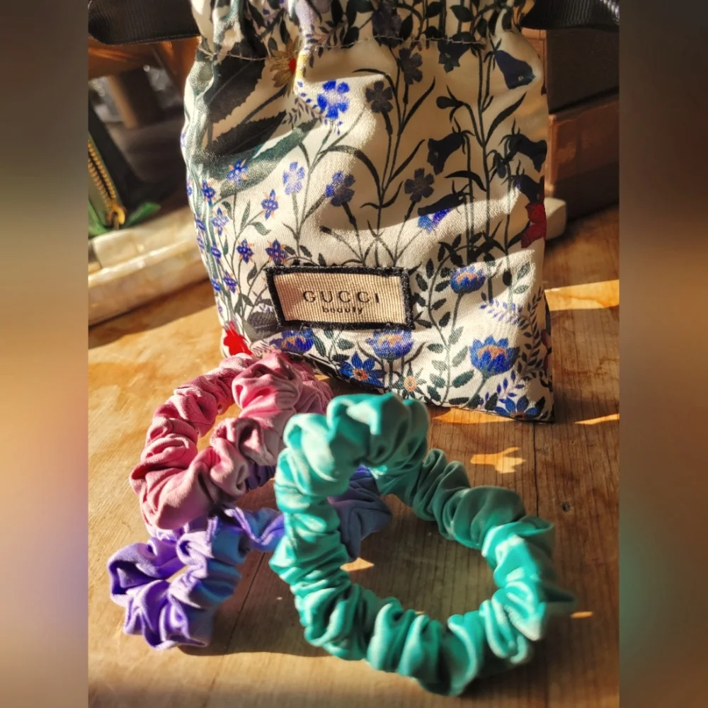 Gucci Flora Scrunchies / Hair Ties New